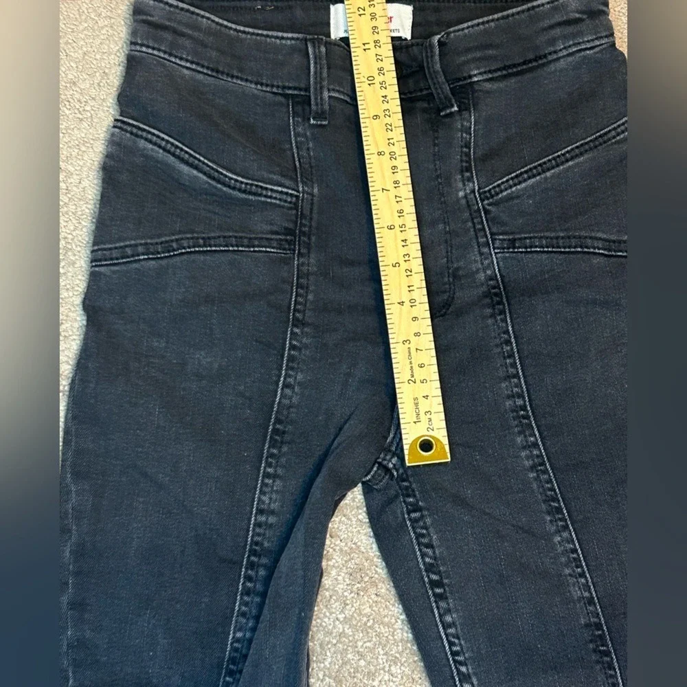 Wrangler Highest Women‎ 2 High-Rise Western Skinny Jeans Light Black/Gray